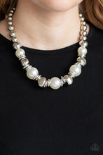 Load image into Gallery viewer, Paparazzi Necklaces Hollywood HAUTE Spot - White