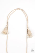 Load image into Gallery viewer, Paparazzi Necklaces Macrame Mantra - White i