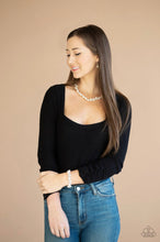 Load image into Gallery viewer, Paparazzi Necklaces Uptown Opulence White