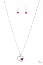 Load image into Gallery viewer, Paparazzi Necklaces Heart Full of Love - Red