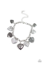 Load image into Gallery viewer, Paparazzi Bracelets Garden Hearts - White