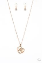 Load image into Gallery viewer, paparazzi necklace Mom Moments - gold