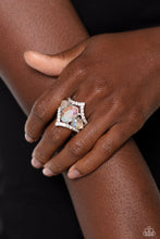 Load image into Gallery viewer, Bow Down to Dazzle - White Ring