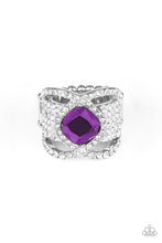 Load image into Gallery viewer, Paparazzi Rings Triple Crown Twinkle - Purple