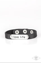 Load image into Gallery viewer, Paparazzi Bracelets Love Life Black