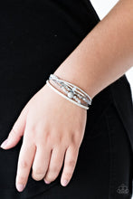 Load image into Gallery viewer, Paparazzi Bracelets Take A SPACEWALK - Silver