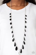 Load image into Gallery viewer, Paparazzi Necklaces GLOW And Steady Wins The Race - Black Lanyard