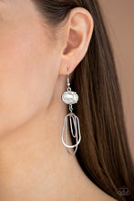 Load image into Gallery viewer, Paparazzi Earrings Drop-Dead Glamorous - White