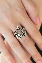 Load image into Gallery viewer, Paparazzi Rings Secret Eden - Silver