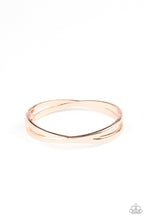 Load image into Gallery viewer, Paparazzi Bracelets Crossing Over - Rose Gold