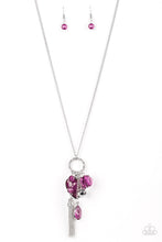 Load image into Gallery viewer, Paparazzi Necklaces Haute Heartbreaker - Purple