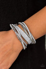 Load image into Gallery viewer, Paparazzi Bracelets Taking Care Of Business - Silver