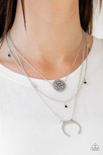Load image into Gallery viewer, Paparazzi Necklaces Lunar Lotus - Black