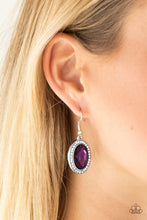 Load image into Gallery viewer, Paparazzi Earrings Only FAME In Town - Purple