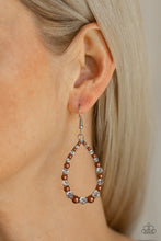 Load image into Gallery viewer, Paparazzi Earrings Gala Go-Getter - Brown