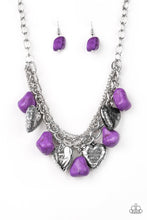 Load image into Gallery viewer, Paparazzi Necklaces Change Of Heart - Purple