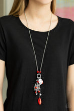 Load image into Gallery viewer, Paparazzi Necklaces Hearts Content - Red