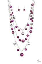 Load image into Gallery viewer, Paparazzi Necklaces The Partygoer - Purple