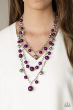 Load image into Gallery viewer, Paparazzi Necklaces The Partygoer - Purple
