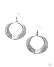 Load image into Gallery viewer, Paparazzi Earrings Urban Eclipse - Silver Coming Soon
