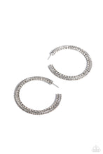 Load image into Gallery viewer, Paparazzi Earrings Scintillating Sass - White
