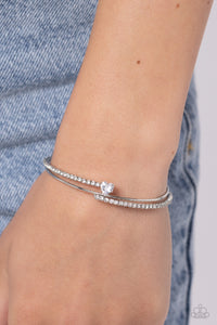 Paparazzi Bracelet Sensational Sweetheart - White Coming Soon