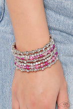 Load image into Gallery viewer, Pink Diamond Exclusive Paparazzi Bracelet ICE Knowing You - Pink Coming Soon
