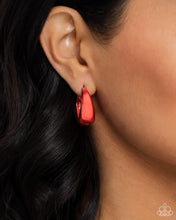 Load image into Gallery viewer, Paparazzi Earrings Colorful Curiosity - Red Coming Soon
