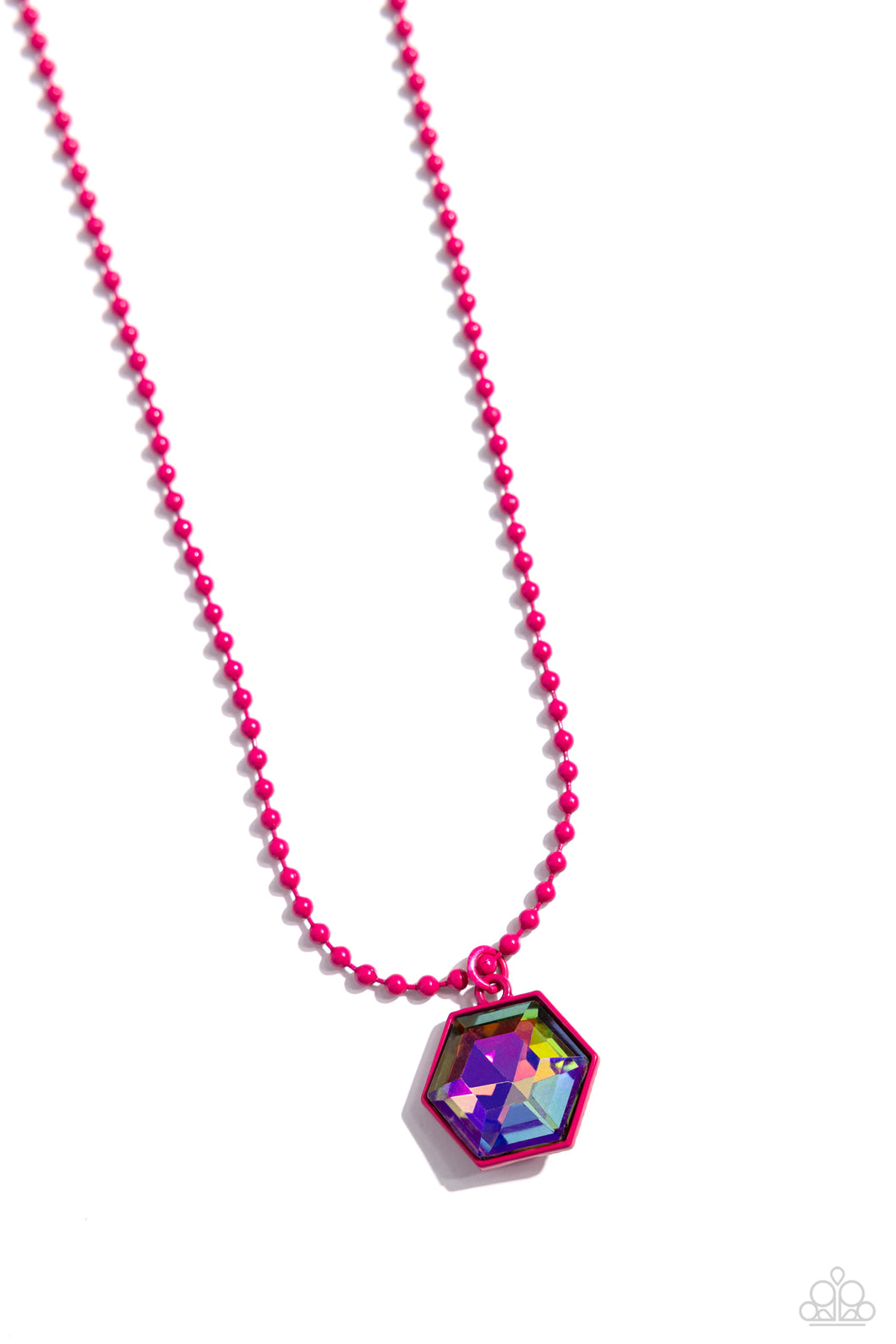 Paparazzi Necklaces Sprinkle of Simplicity - Pink Coming Soon