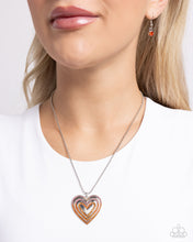 Load image into Gallery viewer, Paparazzi Necklace Hallucinatory Hearts - Orange Coming Soon
