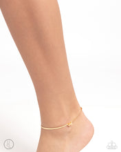 Load image into Gallery viewer, Paparazzi Anklet A FLIGHT-ing Chance - Gold Coming Soon
