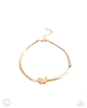 Load image into Gallery viewer, Paparazzi Anklet A FLIGHT-ing Chance - Gold Coming Soon
