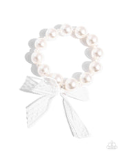 Load image into Gallery viewer, Paparazzi Bracelet Girly Glam - White Coming Soon
