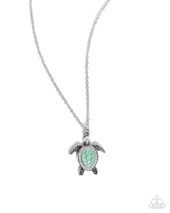 Paparazzi Necklace Turtle Tourist - Green Coming Soon