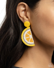 Load image into Gallery viewer, Paparazzi Earrings Lemon Leader - Yellow Coming Soon
