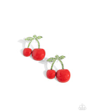 Load image into Gallery viewer, Paparazzi Earrings Charming Cherries - Red Coming Soon
