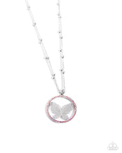 Load image into Gallery viewer, Paparazzi Necklace Festive Flight - Pink Coming Soon
