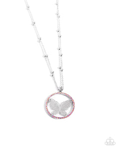 Paparazzi Necklace Festive Flight - Pink Coming Soon