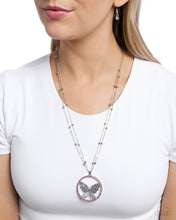 Load image into Gallery viewer, Paparazzi Necklace Festive Flight - Pink Coming Soon
