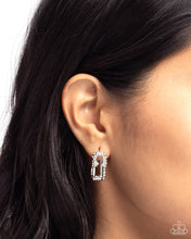 Load image into Gallery viewer, Paparazzi Earrings Safety Pin Secret - White Coming Soon
