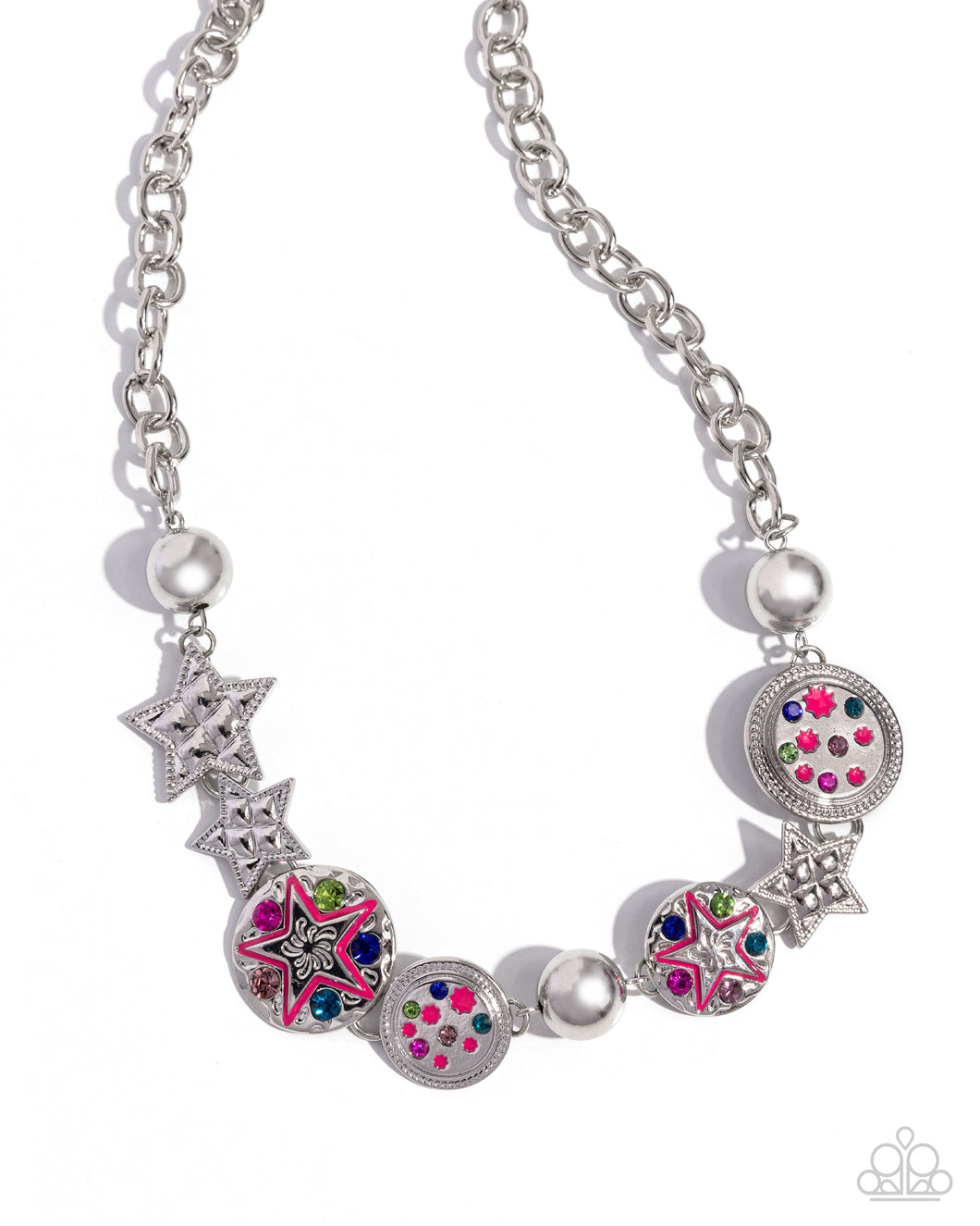 Paparazzi Necklace Starry Shopaholic - Pink Coming Soon