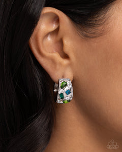 Paparazzi Earrings Antique Dealer - Green Coming Soon