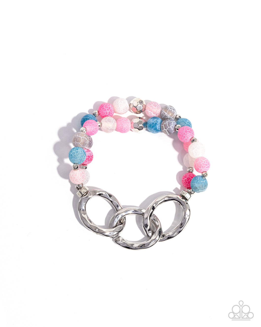 Paparazzi Bracelet Hammered Haven - Pink