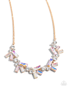 Paparazzi Necklace Serene Statement - Gold