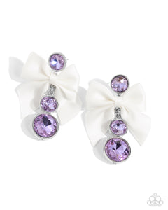 Paparazzi Earring Genteel Glam - Purple Coming Soon