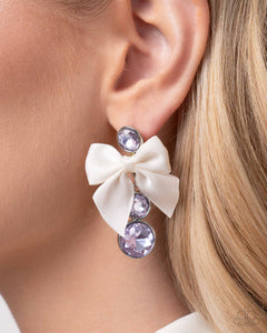 Paparazzi Earring Genteel Glam - Purple Coming Soon