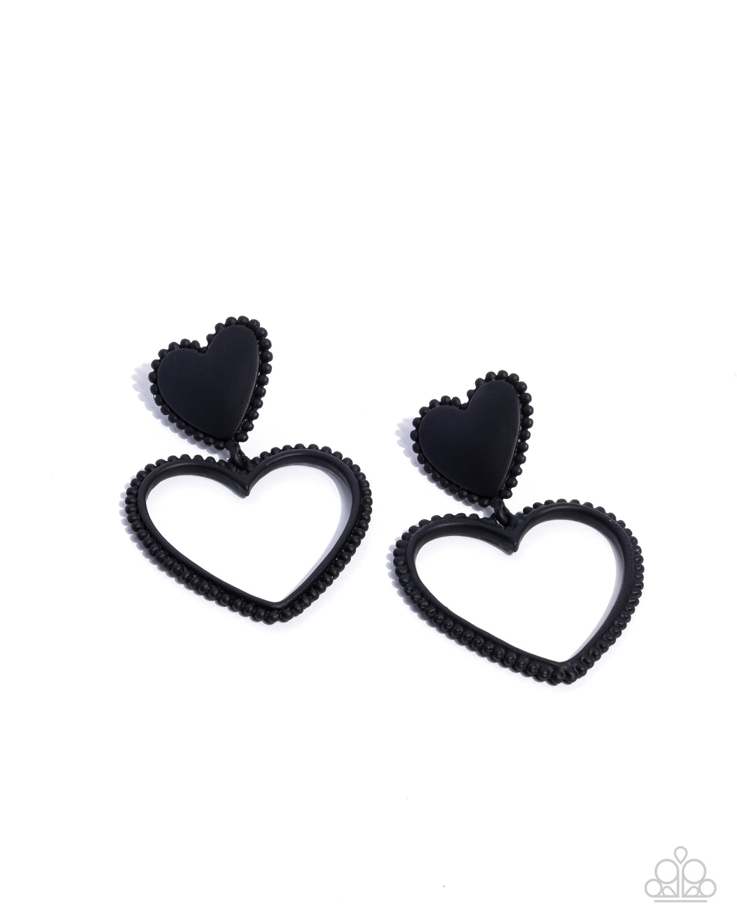 Paparazzi Earring Casual Chemistry - Black Coming Soon