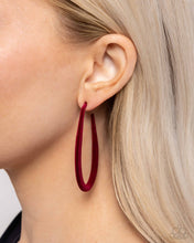 Load image into Gallery viewer, Paparazzi Earrings The Right Angle - Red Coming Soon
