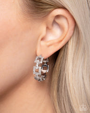 Load image into Gallery viewer, Paparazzi Earrings Geometric Glimpse - White Coming Soon
