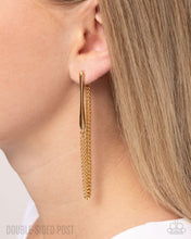 Load image into Gallery viewer, Paparazzi Earrings Trenchant Tease - Gold Coming Soon
